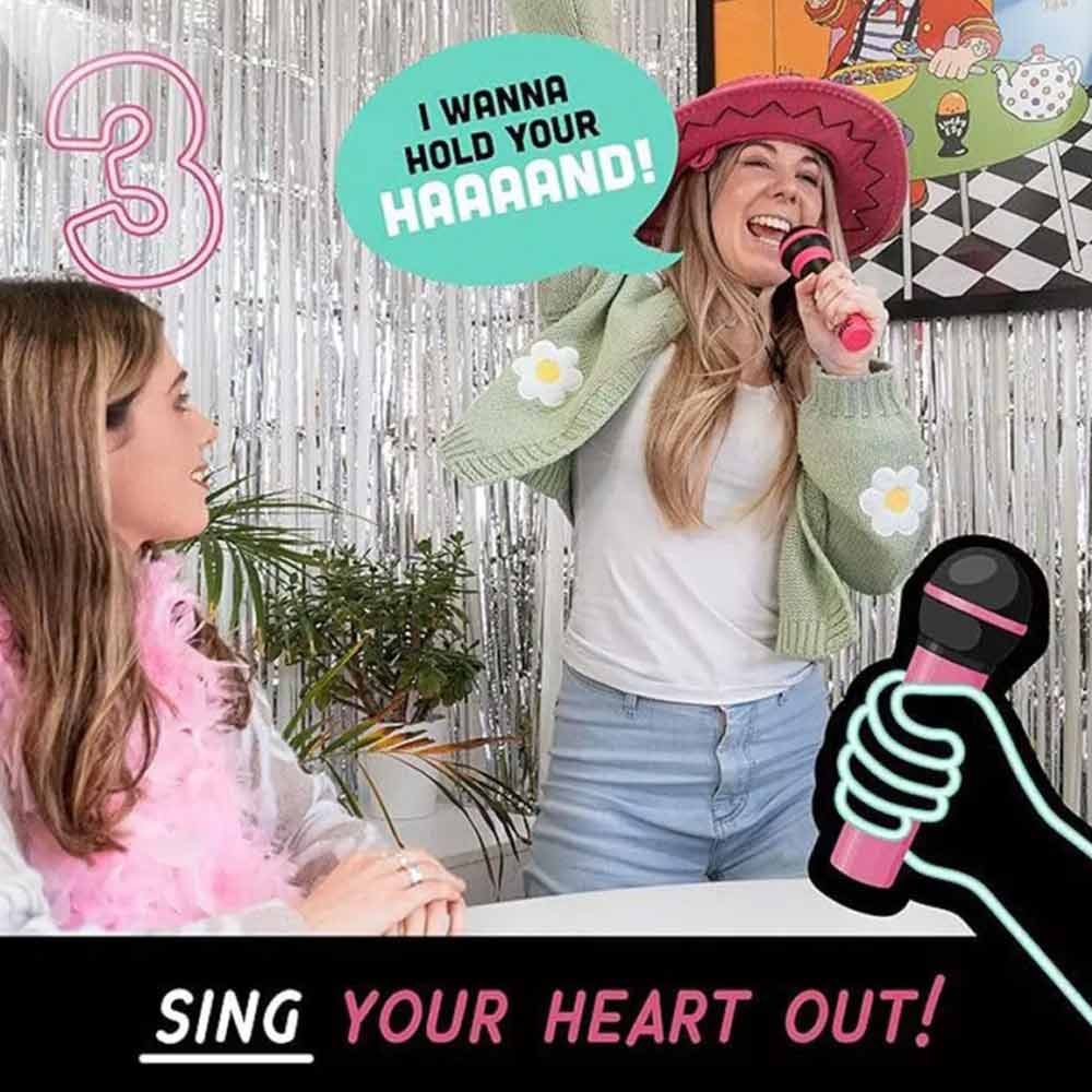 Grab The Mic Lucky Egg Exciting Grab The Mic Family Game 4 People Who Can't Sing