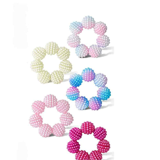 5X Stress Relief Beaded Sensory Finger Rings – Fidget Toy for Autism ADHD