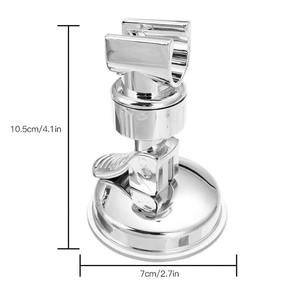 Shower Head Holder Bathroom Wall Mount Adjustable with Vacuum Strong Suction Cup