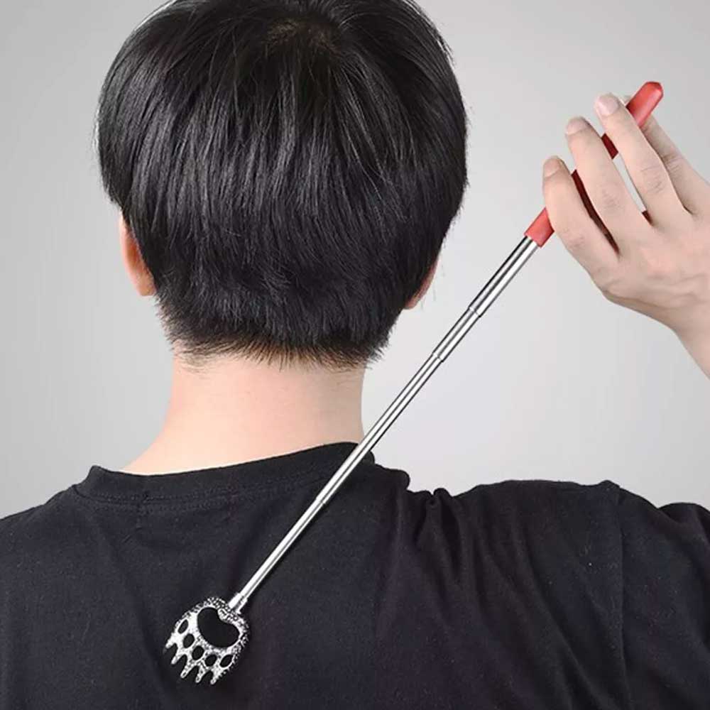 1PC Extendable Bear Claw Scratch Massage Extend Portable Back Scratcher Telescopic Random color
