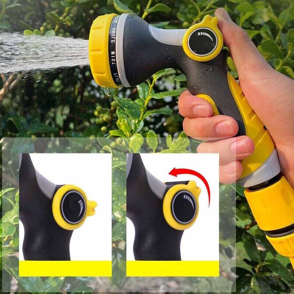 10 Functions Hose Sprayer Nozzle Watering Car Washing Tool Garden Spray Gun