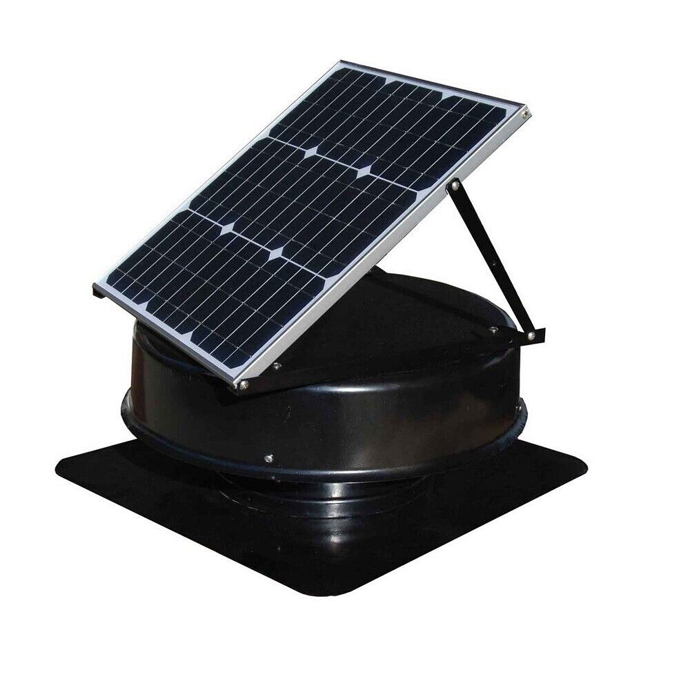 SolarKing Solar Roof Fan/Solar Roof Ventilation Fan 35 Watts 15V (320MM SRVF V2)