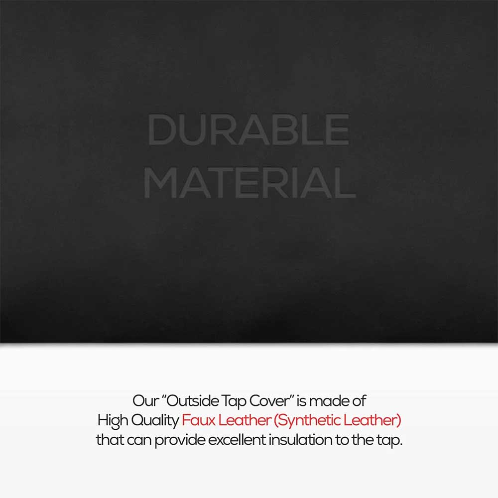 Waterproof Outdoor Tap Cover - Frost Protector Insulated Winter Jacket for Garden