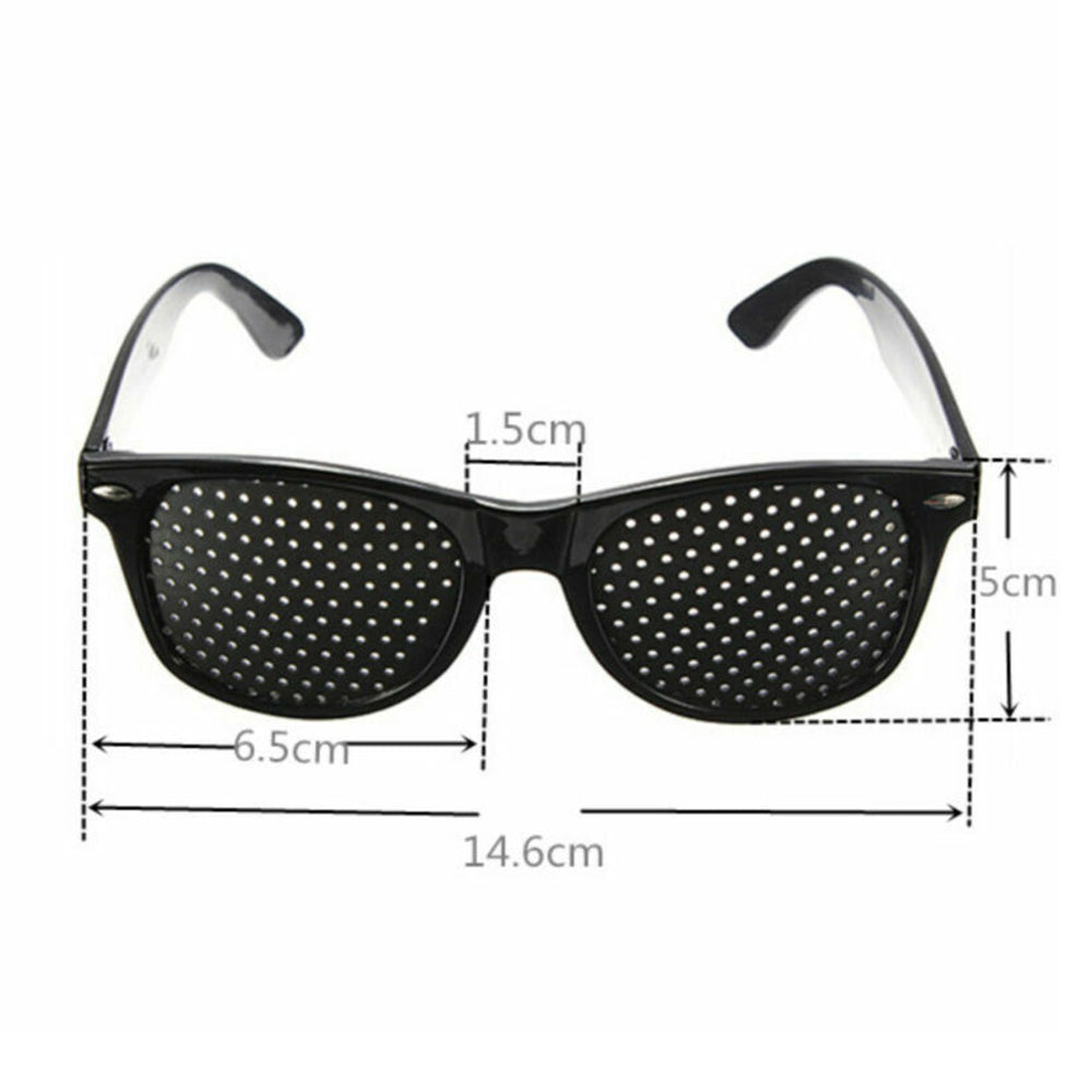2 Pairs Pinhole Glasses – Anti-Fatigue Stenopeic Eyewear for Natural Vision Improvement & Eye Relaxation