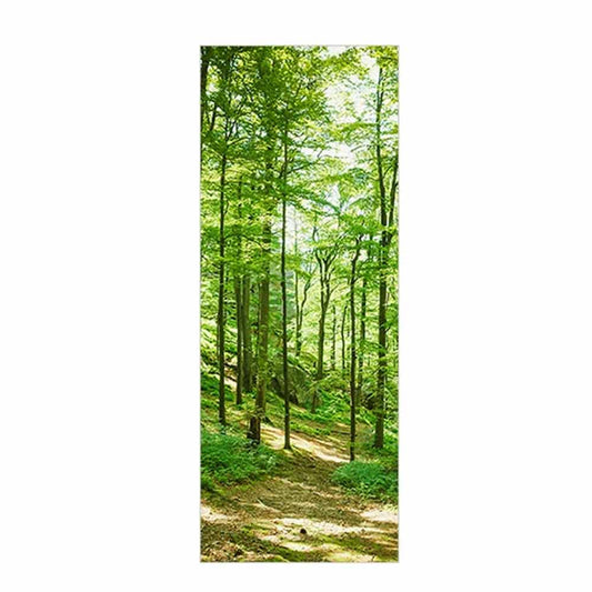 Door Sticker 3D Landscape – Self-Adhesive Removable PVC Wall Decor, 77×200cm