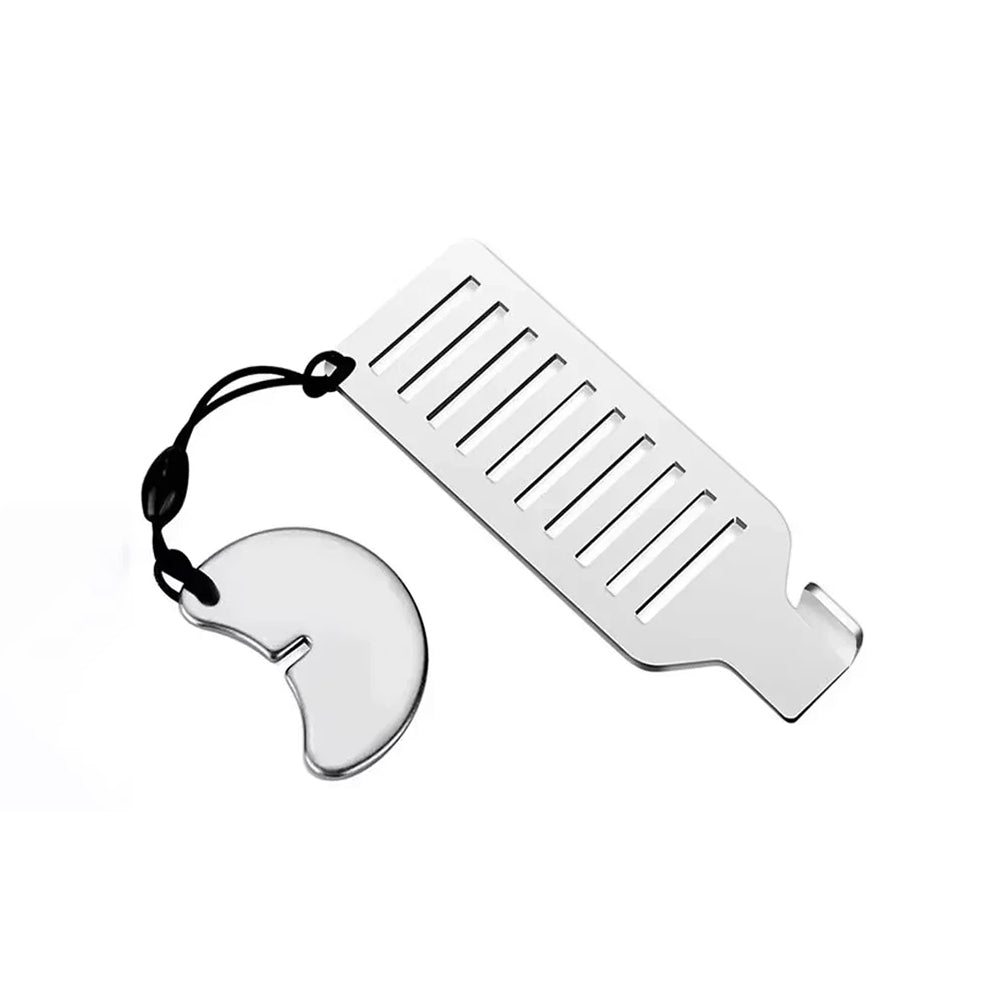 Portable Door Lock – 8cm Stainless Steel Anti-Theft Security Blocker Tool