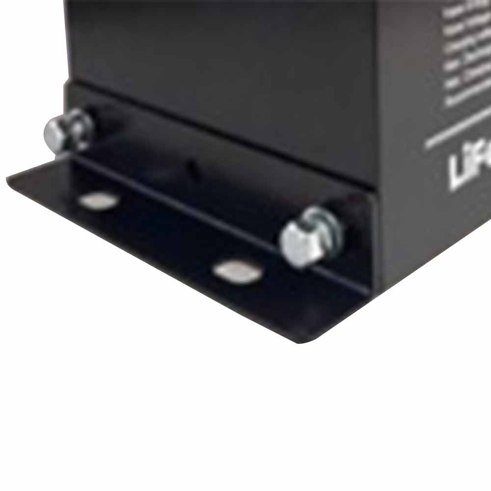 Autory 12.8V 100Ah LiFePO4 Battery with Metal Case & Mounting Bracket | Deep Cycle for RV, Solar, Marine