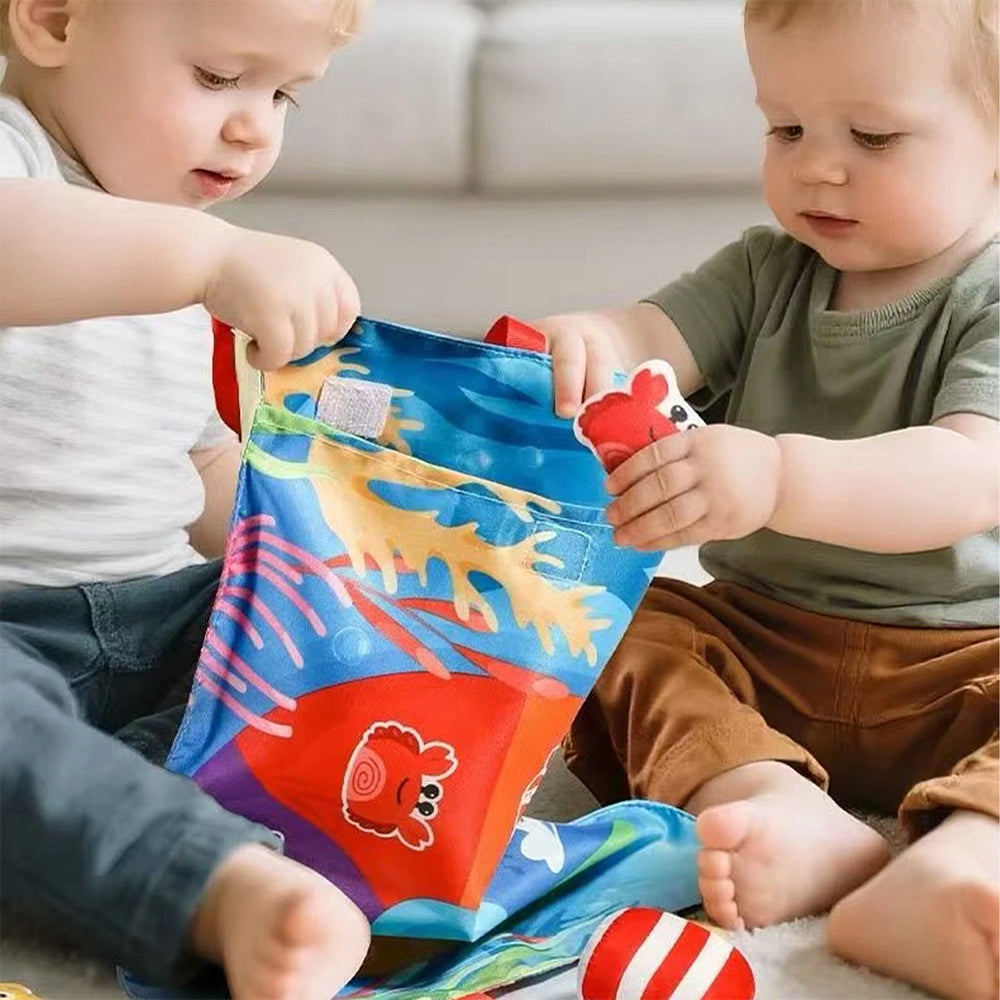 Montessori Fishing Toy – Fabric Sensory Game for Early Learning & Motor Skills