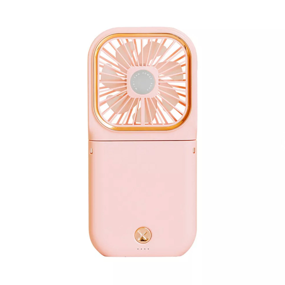 Mini Fan Neck Cooling Fan Portable Folding USB Rechargeable Desk Handheld Fan