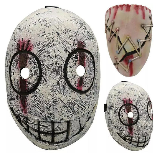 Dead Daylight Mask Legion Frank Mask Scary Smile Mask Halloween Fancy Costume Cosplay Prop