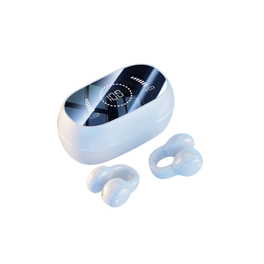 Wireless Clip-On Earbuds – Open Ear Bluetooth Headset for iPhone & Android