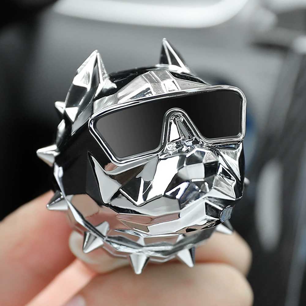Cool Bulldog Car Air Freshener - Creative Dog Face Air Vent Clip for Car Interior