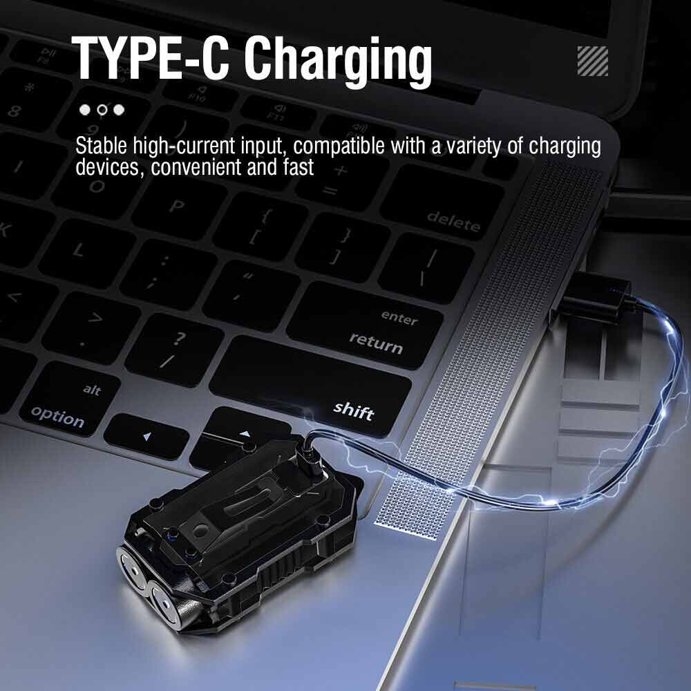 Mini Super Bright Flashlight Keychain Light Pocket Torch LED Rechargeable Lights