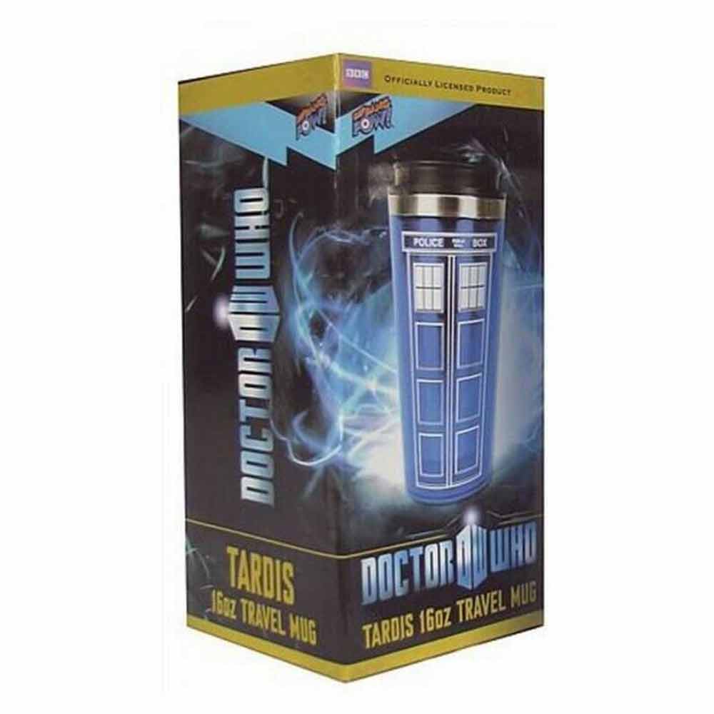 16oz Bottle Doctor Who Travel Coffee Mug TARDIS Insulated Tumbler Cup