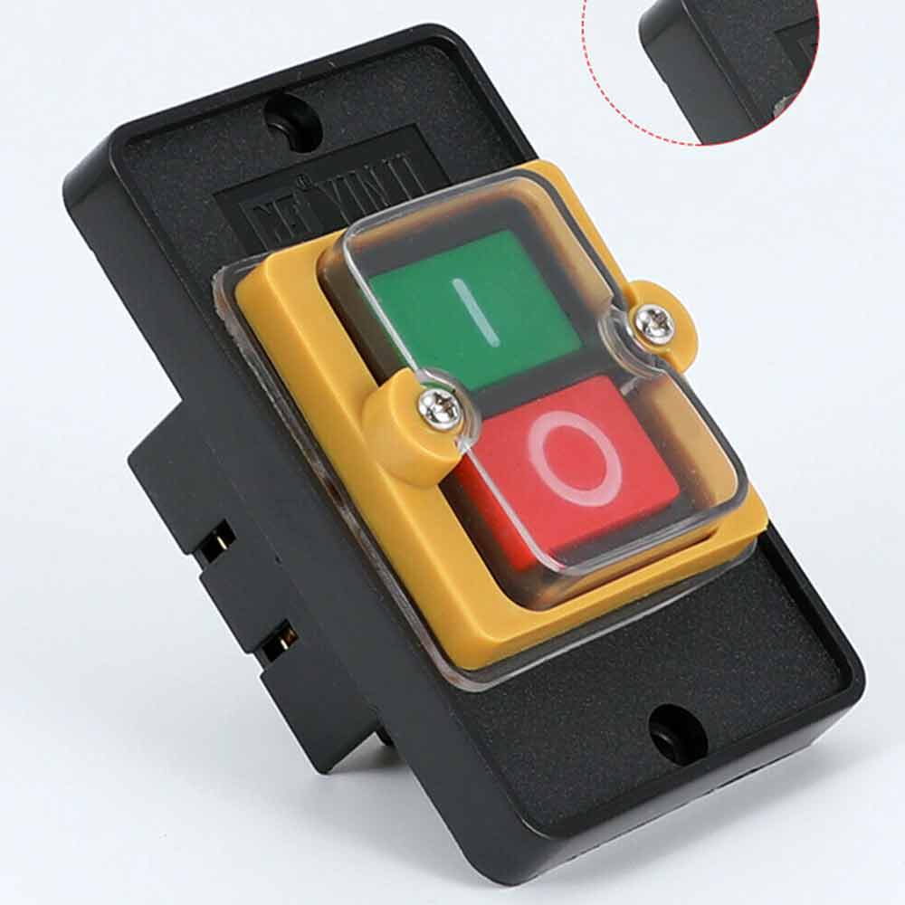 On/Off WaterProof Start Stop Push Button Switch for Drill Press Grinder KA0-510A