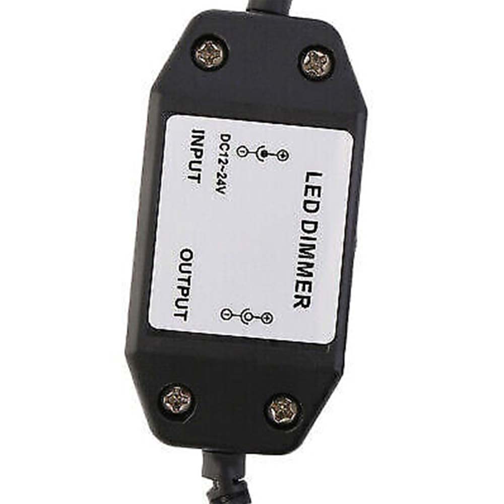 2X 12V-24V DC 0-100% PWM Manual Knob Dimmer Switch for LED Strip Light Stylish