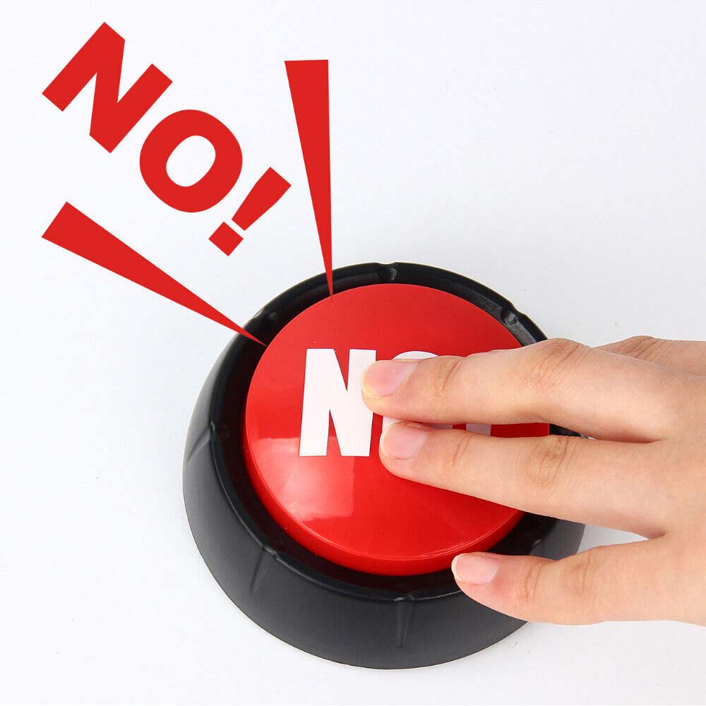 Bullshit No Sorry Yes Sound Talking Button Home Party Funny Gag Toy AU