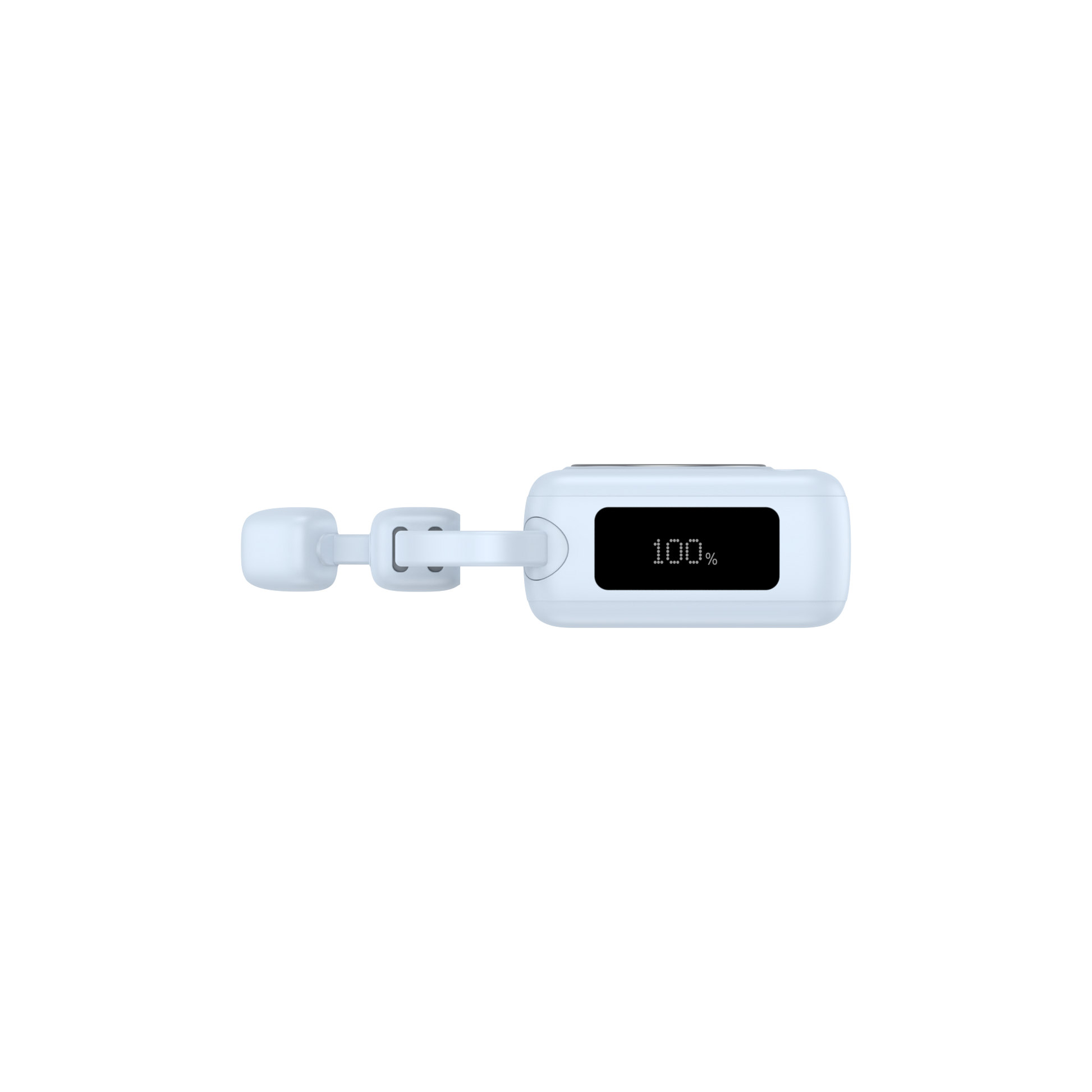 PD 3.0 Mini Fast Charging 22.5W Power Bank 10k (10000mAh) with Build-in Cable PISEN (Blue)