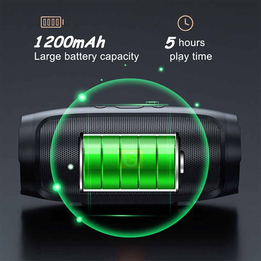 Portable Wireless Bluetooth Speaker High-Fidelity Speaker Rechargeable Subwoofer