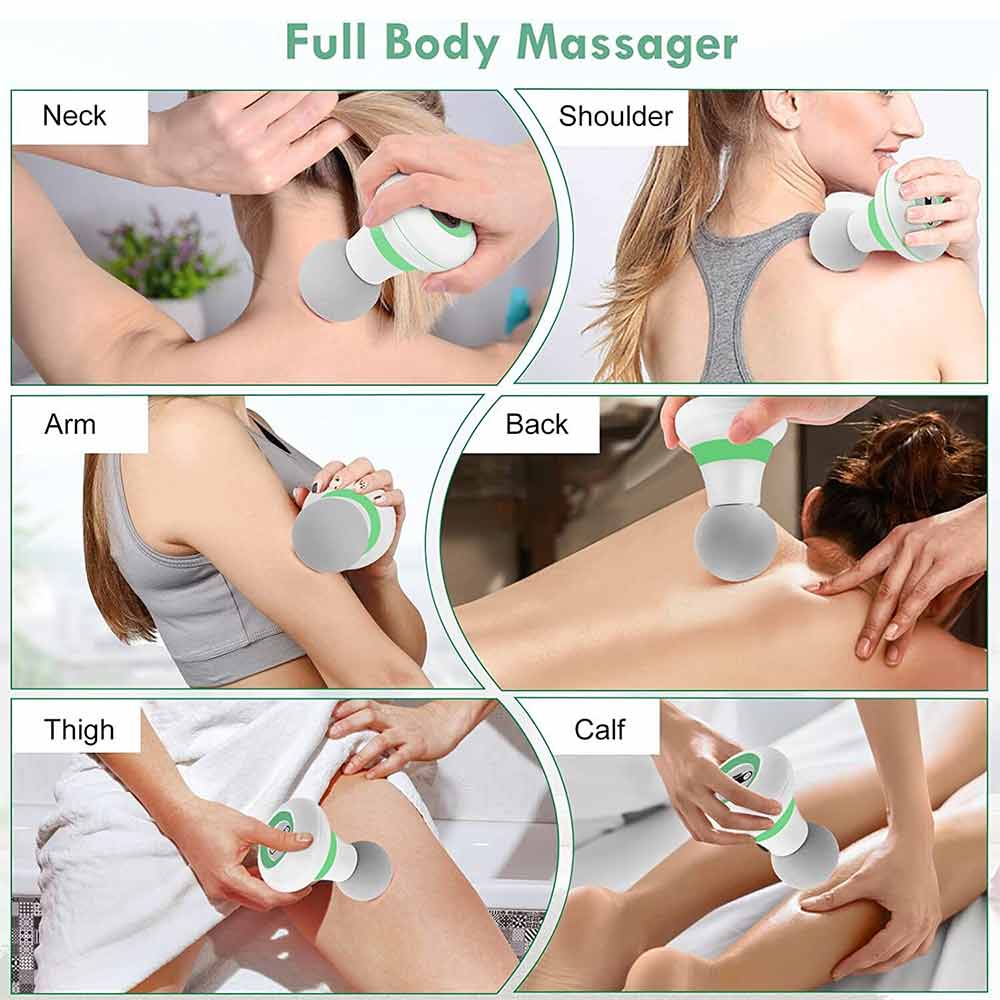 Neck and Body Massager Mini Hand Held Portable Electric Massager for Back