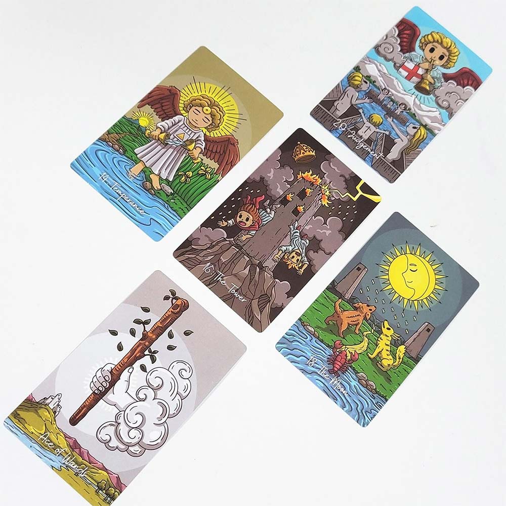 Smithtiny Tarot Decks Oracle Cards for Beginners Table Board Game Party Favors