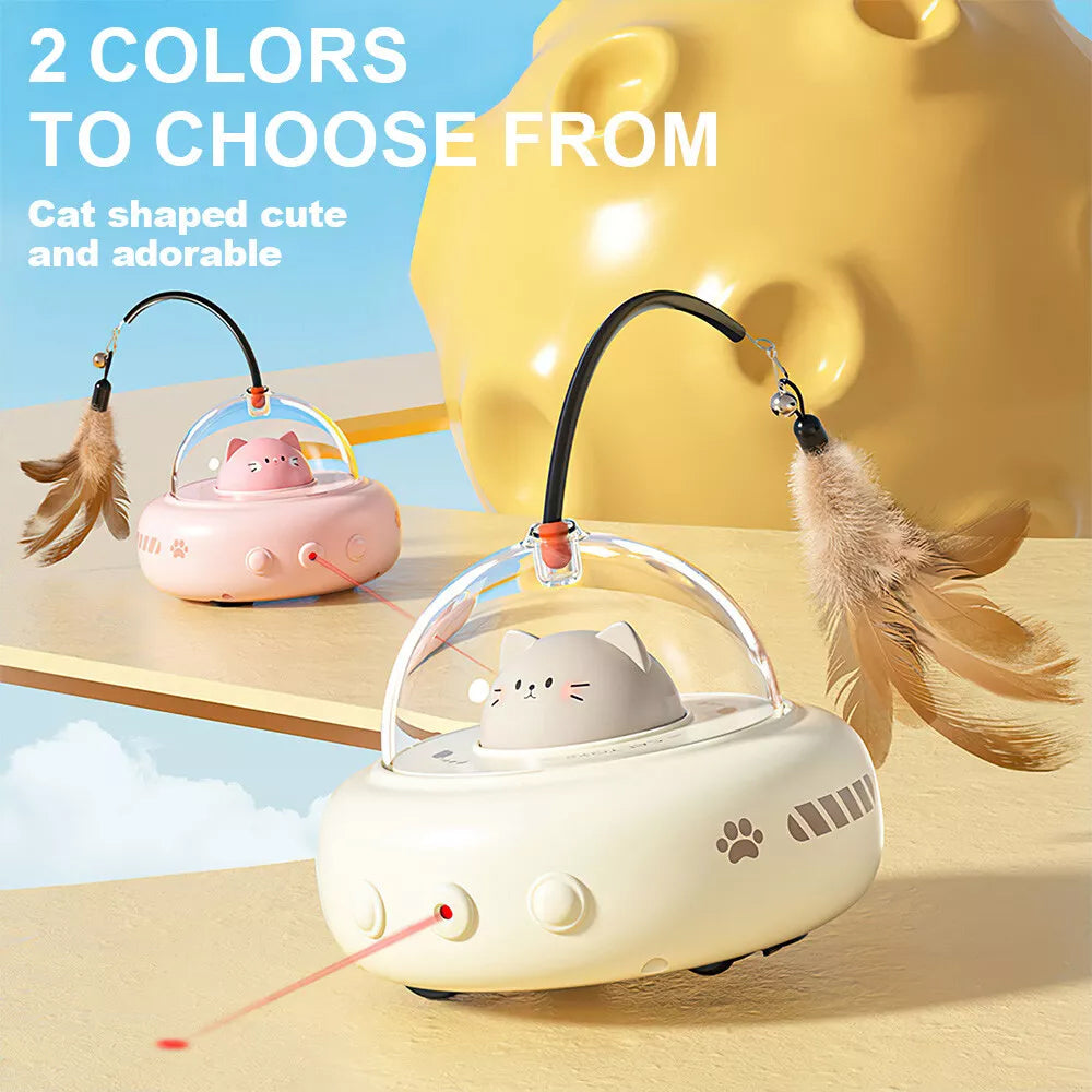 Automatic Cat Toys Interactive Smart Teasing Pet LED Laser Indoor Cat Toy