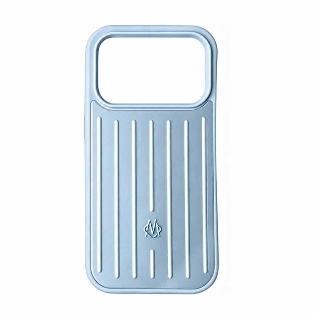 Glacier Phone Case for iPhone 18 Pro Max – Aluminum Back Plate & Silicone Bumper