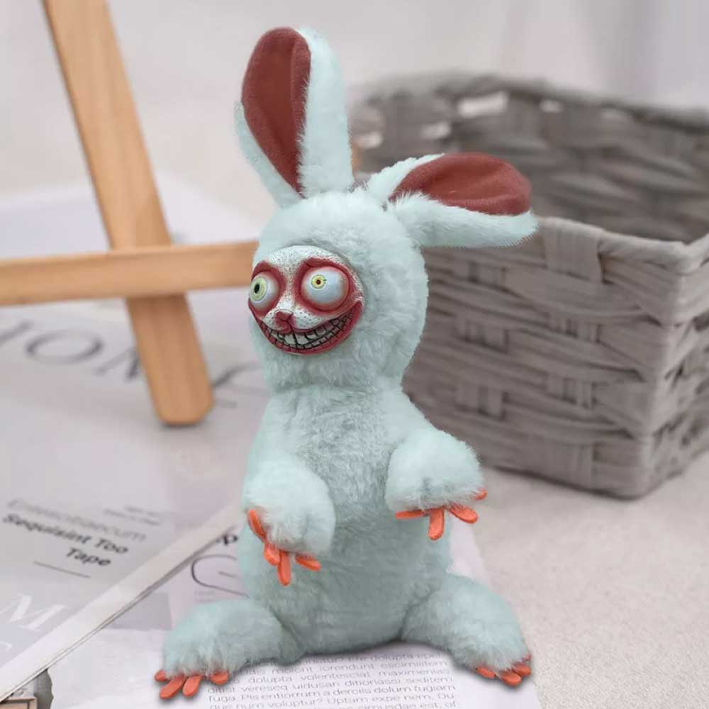 Crazy Bunny Plush Stuffed Doll Toy Cartoon Horro Halloween Party Scary Easter