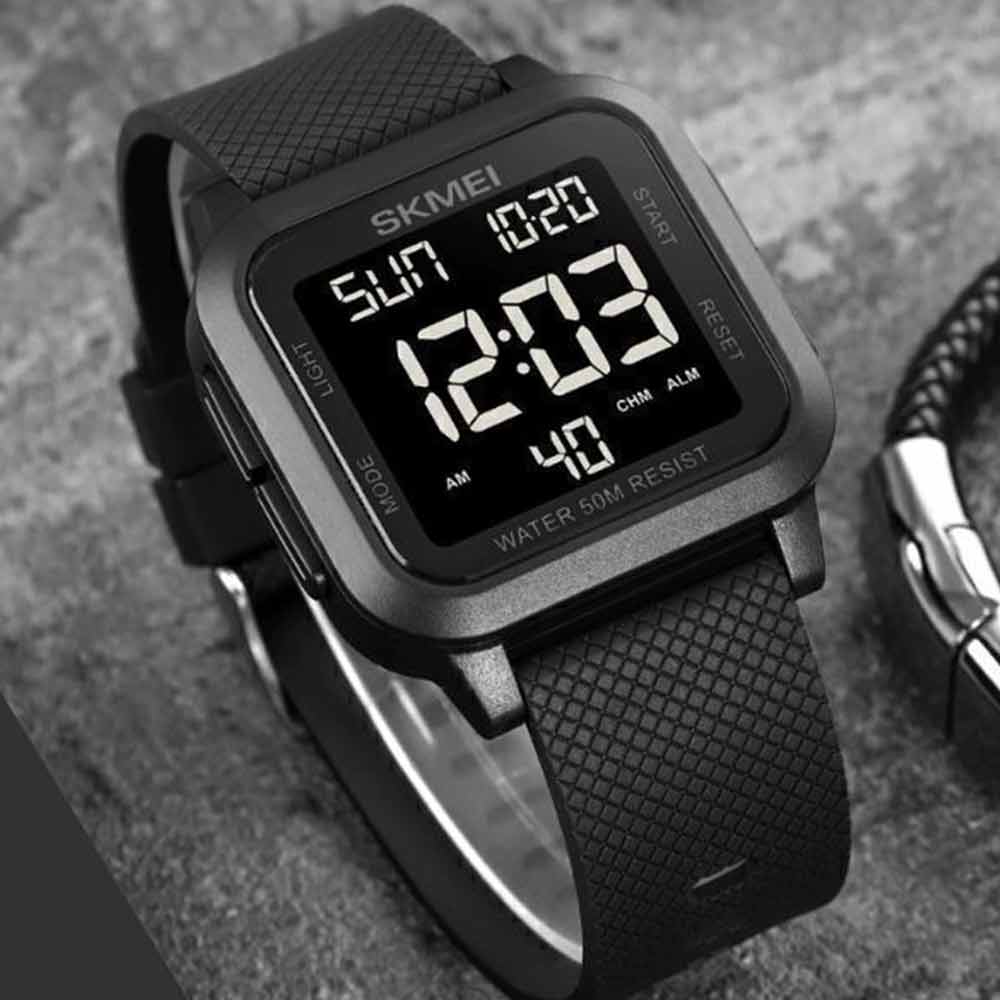 SKMEI-1894 Digital Mens Sports Watch Waterproof Resistant Casual MilitaryWatches