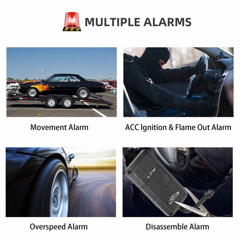 GPS Tracker Real-time 4G Car Vehicle Anti Theft Tracking Device Alarm Tracker