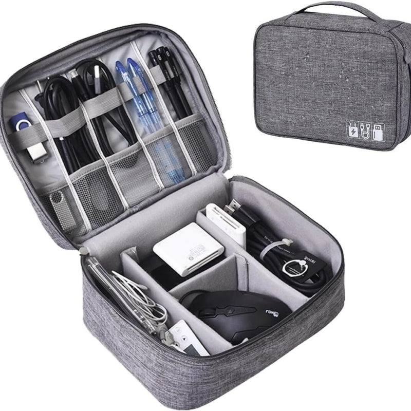 Travel Cable Organizer Bag Electronic Accessories USB Drive Storage Case Charger