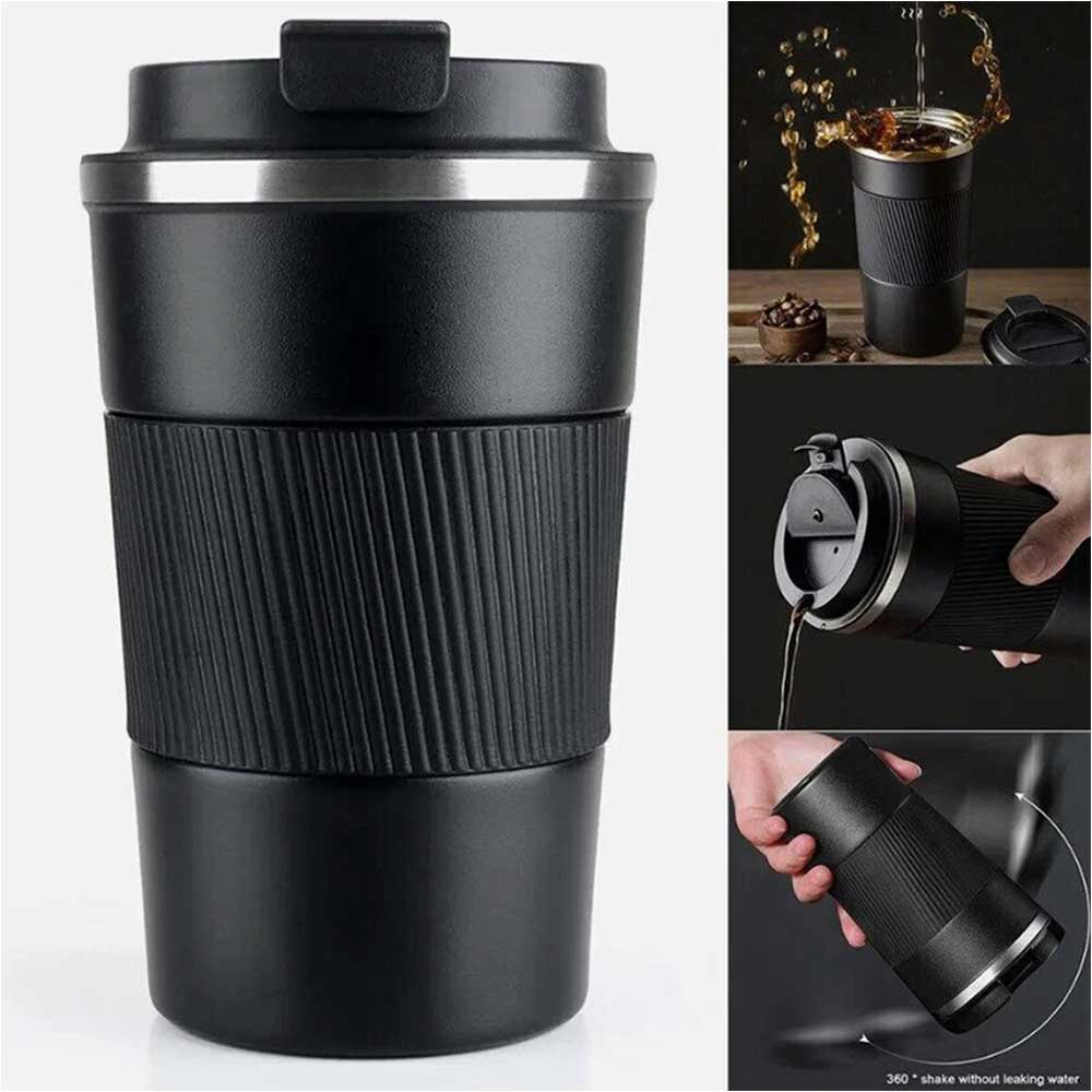 510ml Stainless Steel Travel Mug - Insulated Thermos for Coffee & Tea