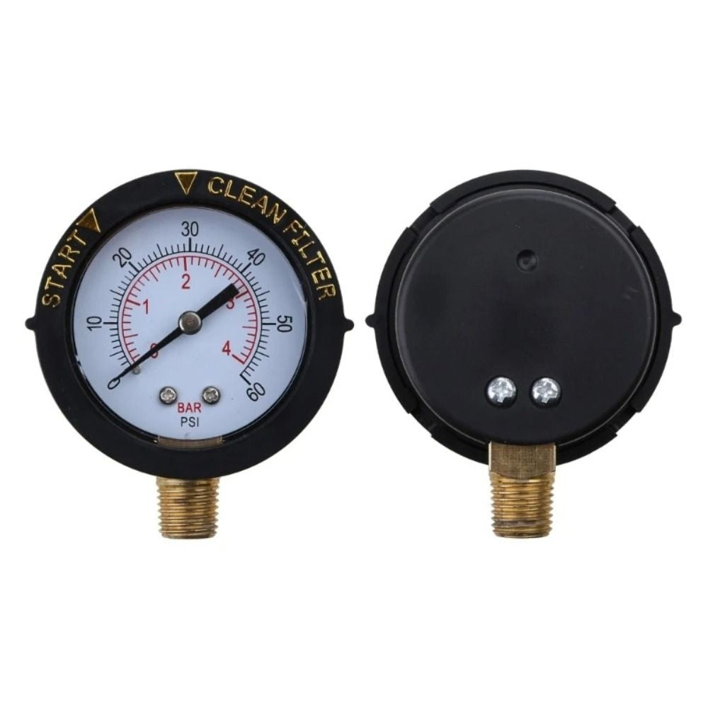 Pool Filter Pressure Gauge Water Pressure Gauge Dry and Utility Pressure Gauge 0-60psi