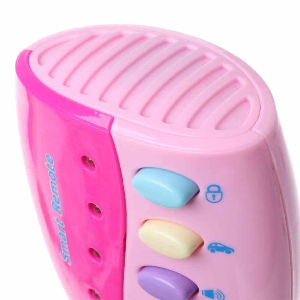 Musical Car Key Colorful Flash Keychain Gift Baby Colorful Remote Pretend Toy
