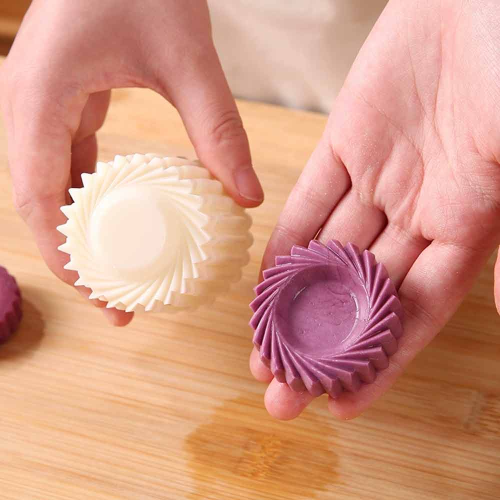 Double-Ended Pastry Mold – 2PCS 2-in-1 Press-Type Mooncake & Cookie Mold