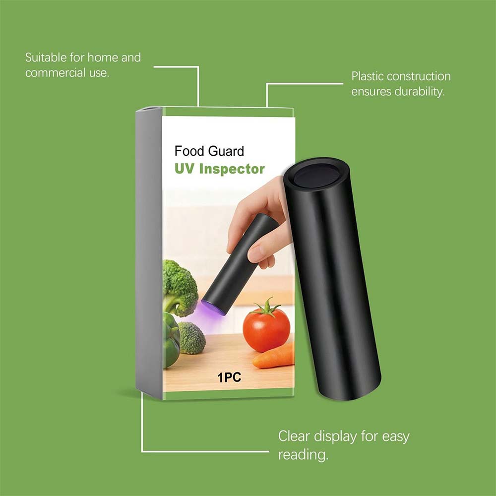 UV Black Light Flashlight – Portable UV Flashlight for Vegetable & Produce Detector