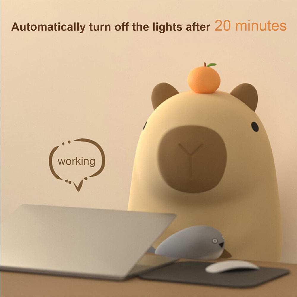 Adorable Animal LED Night Lamp Creative Cute Capybara Night Light for Kids