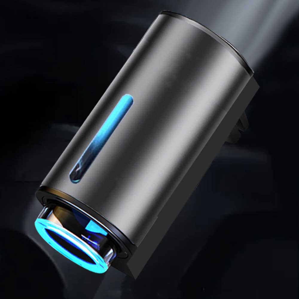 Smart Car Aromatherapy Diffuser - USB Rechargeable Air Freshener with 3 Scent Modes & Essential Oil Capsules