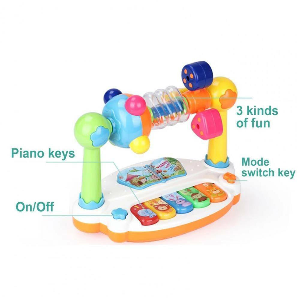 Baby Toys Early Education learning piano light music patting drum Gift
