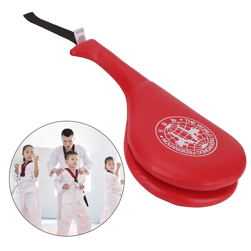 Taekwondo Double Kick Paddle kick pad Punching TKD MMA Kickboxing Training