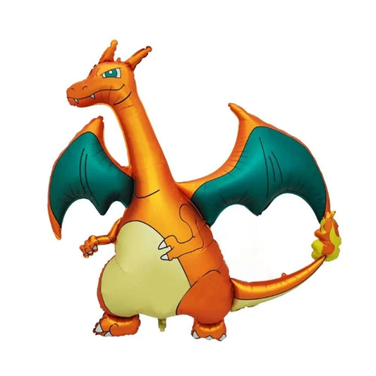 52" Giant Charizard Foil Balloon – Cartoon Party Decoration for Birthday & Events
