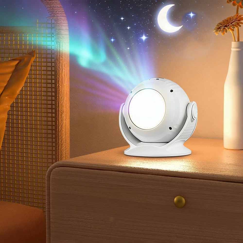 Planetarium Star Projector – 360° Rotating LED Night Light, USB-C 4000mAh