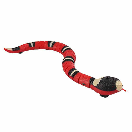 Smart Sensing Snake Toys Pet Cat Toy Cats USB Charging Electron Interactive Toy