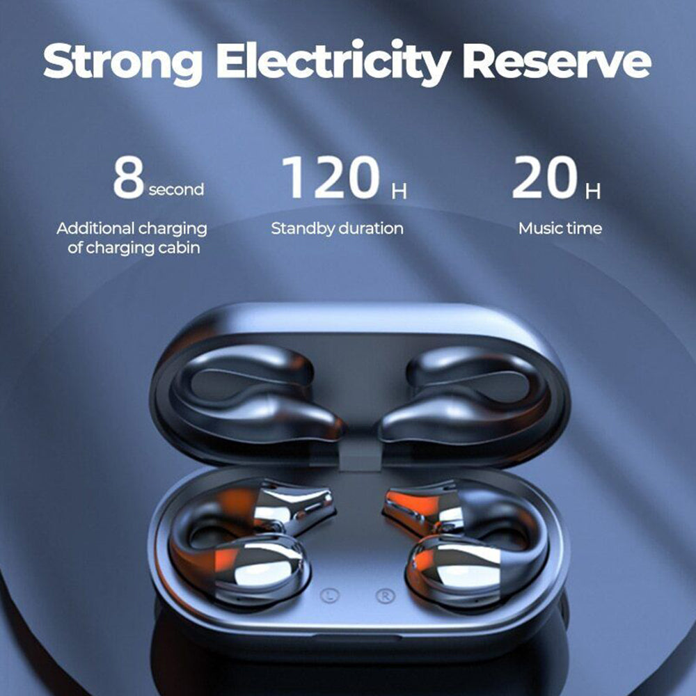 NEW Bone Conduction Earphone Bluetooth Wireless Headphones Sports Headsets