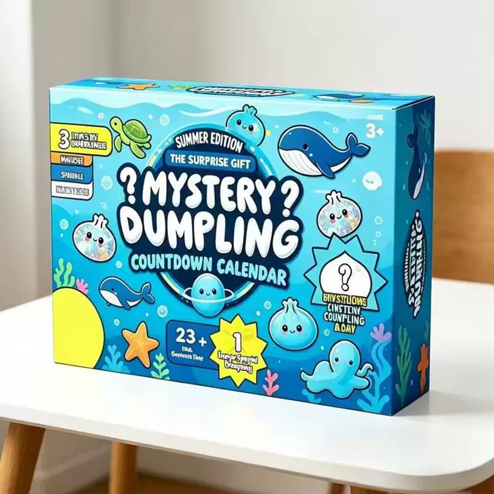 Mystery Dumpling Blind Box – 24-Day Advent Calendar Squishy Bao Bun Stress Relief