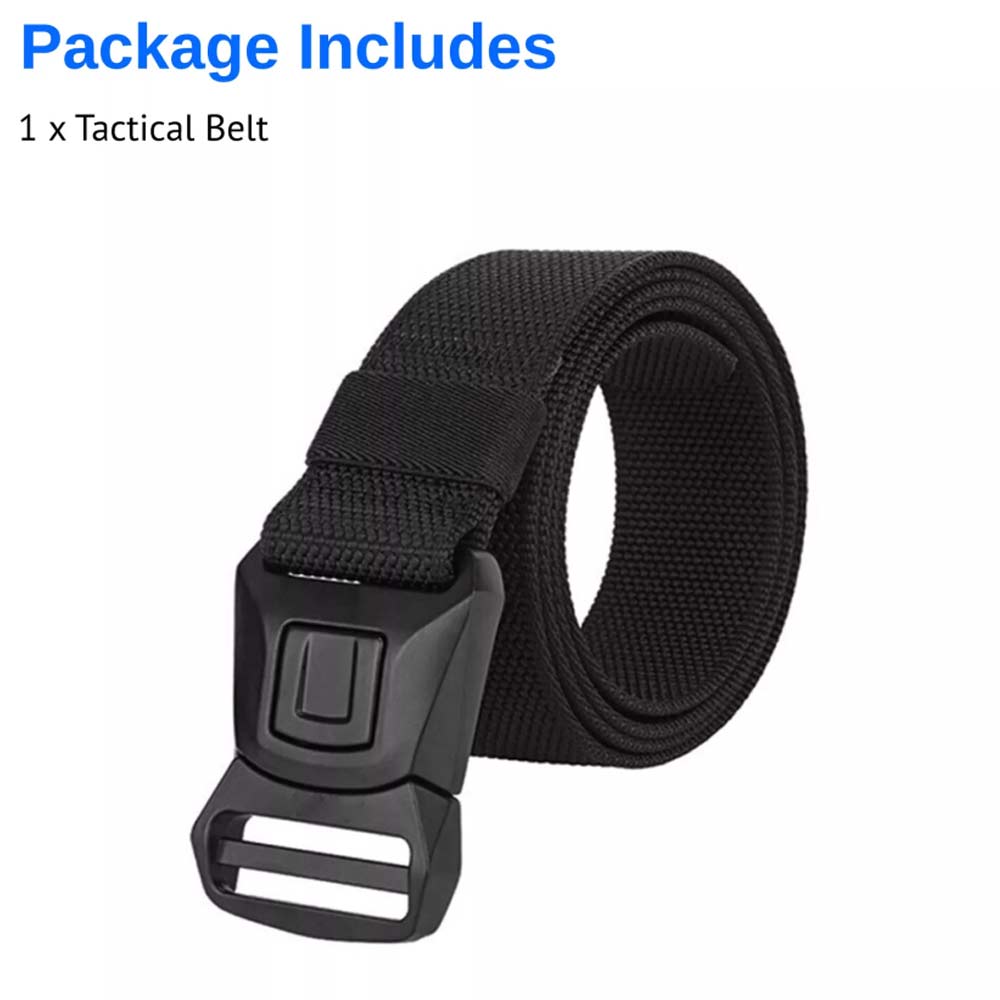 Military Quick Release Belt for Men – Tactical Nylon Waistband Strap, Gift