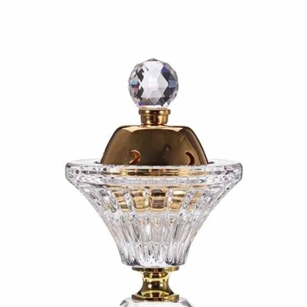 Glass Bakhoor Burner Arabian Incense Traditional Mabkhara Oud Burner Decor Gift