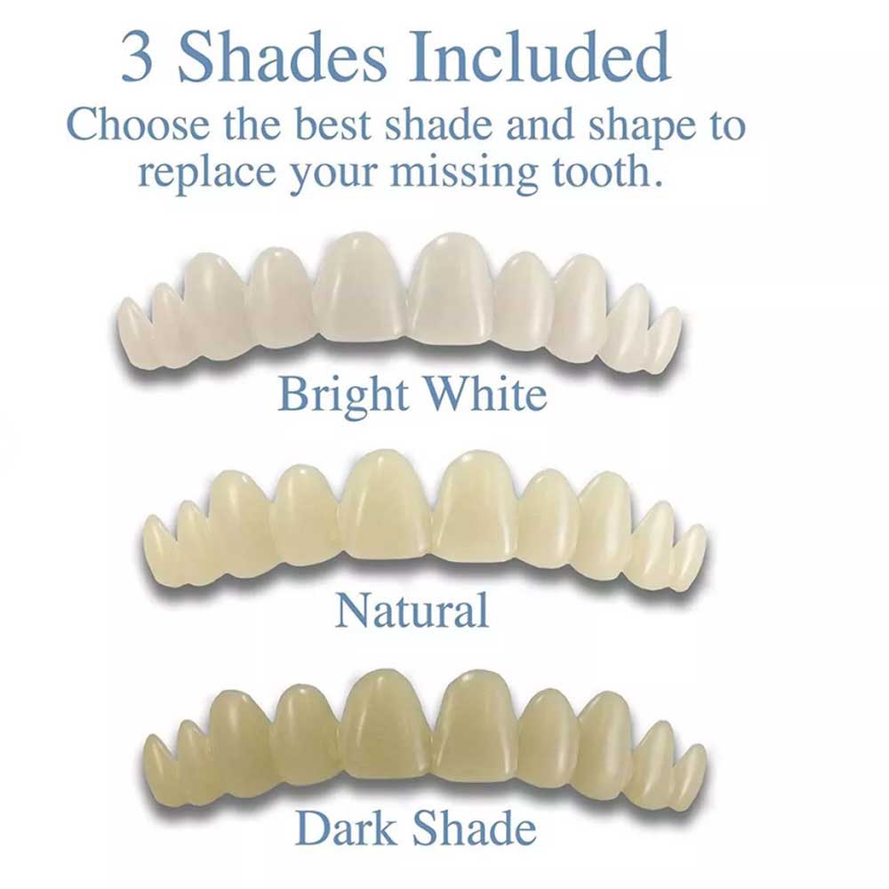 3X Instants Smile Comfort Fit Flex Teeth Top Temporary Teeth Replacement Repair