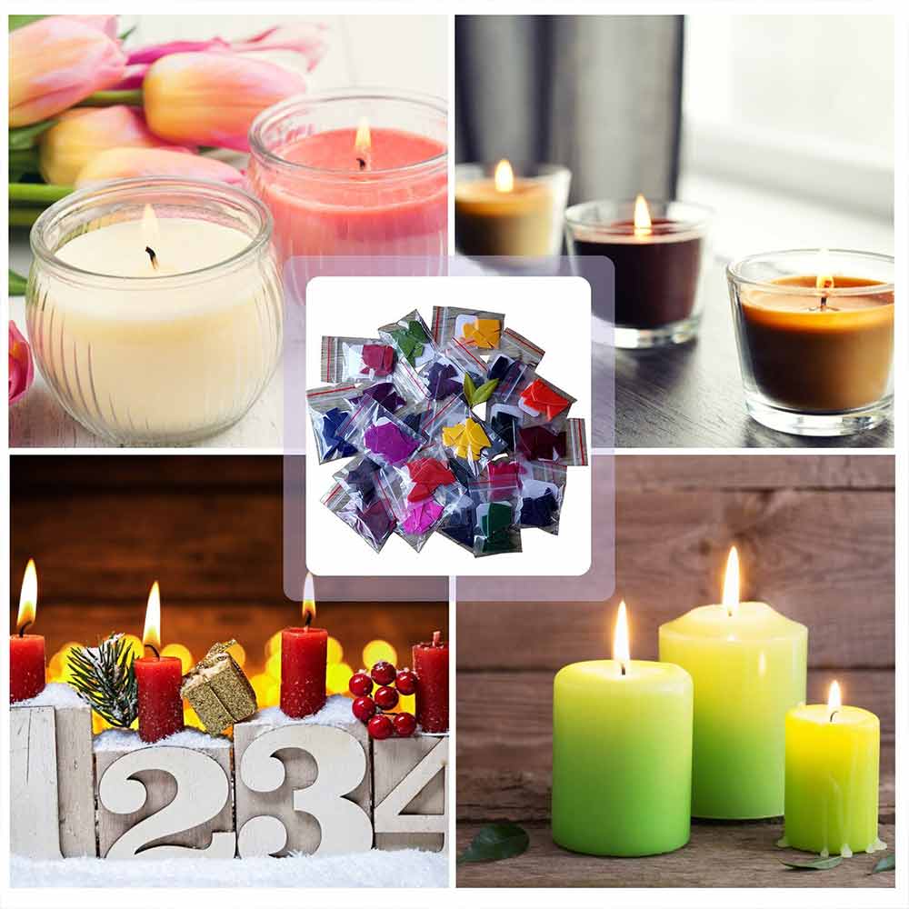24 Colors Set Of Wax Dyes Dye Soy Wax Dye for Candle Making Craft Supplies