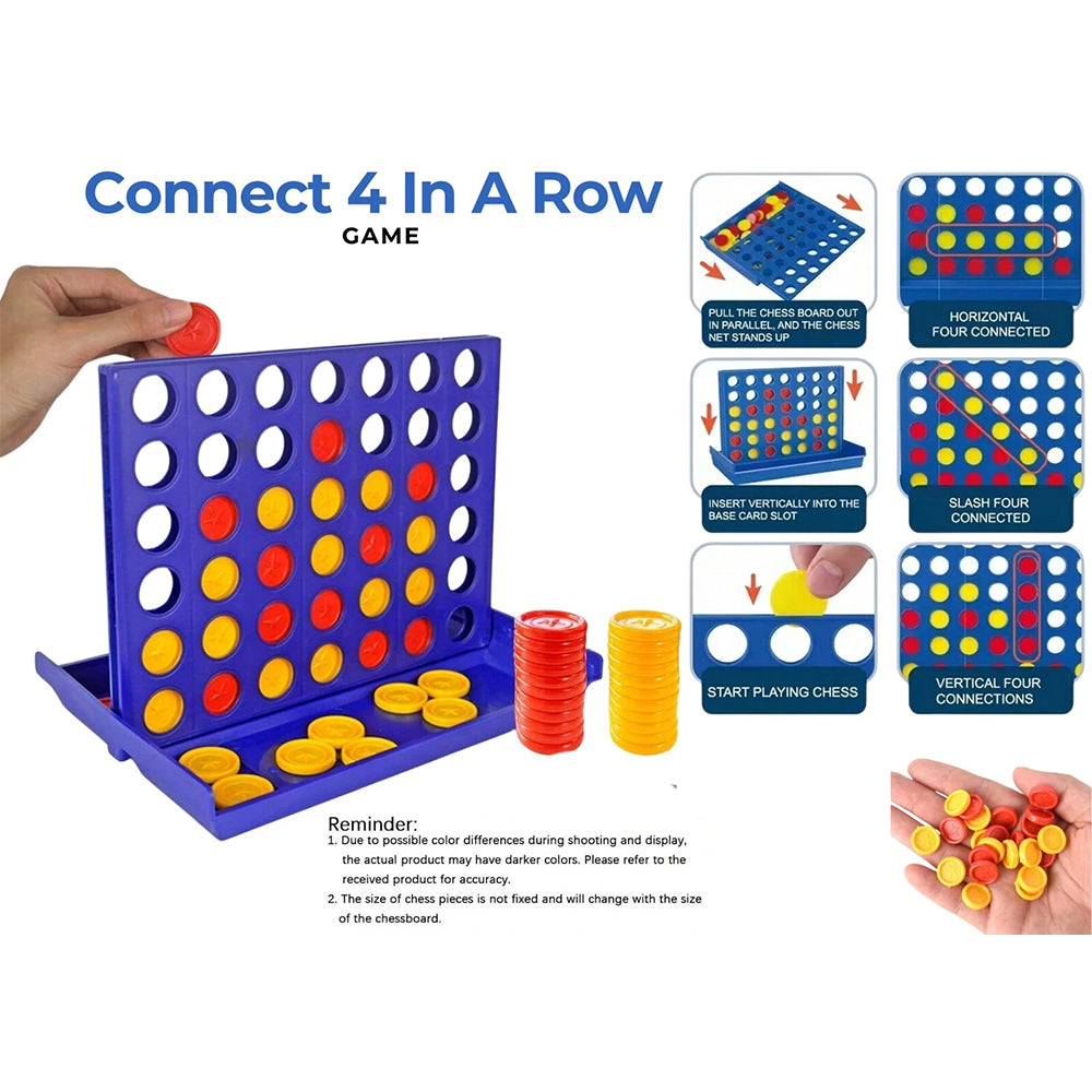 Mini Connect Four – Classic 4-In-A-Row Board Game, Family Entertainment